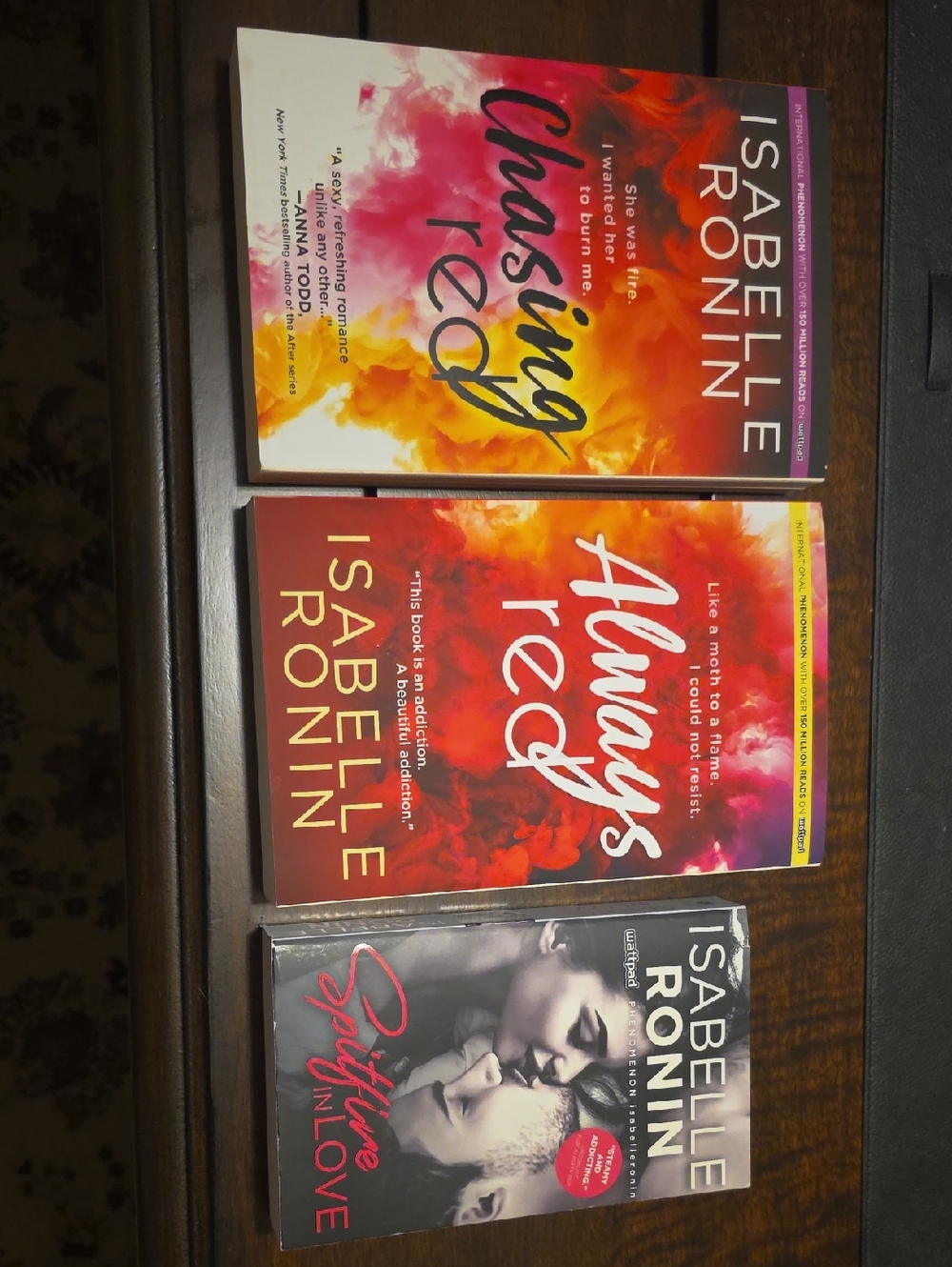 Paperback Book Set - Always Red, Chasing Red, Spitfire in Love